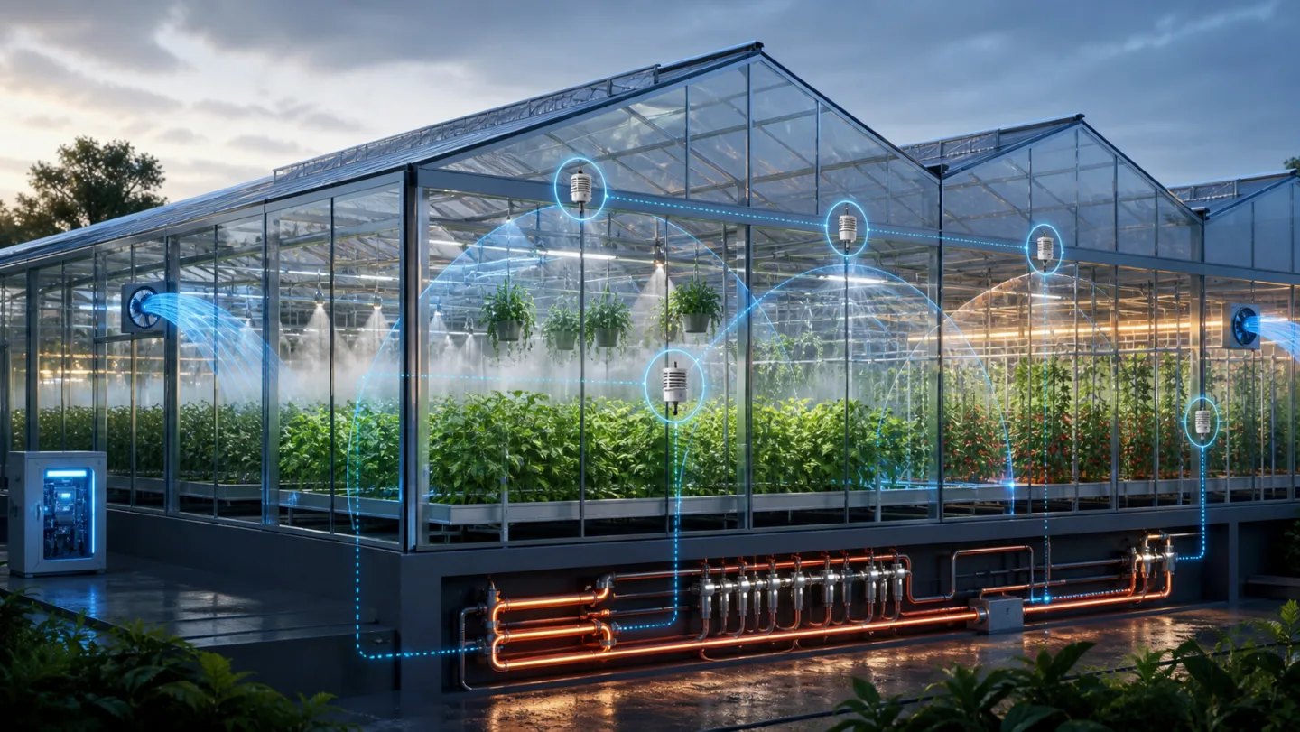 Temperature and Humidity Control for Greenhouses: What the Controller Actually Needs to Do